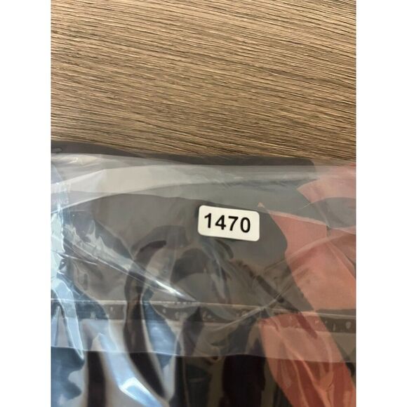 'S Max Mara Checkered Chiffon Sleeveless V-Neck Midi Dress Black Lined Sz S - Picture 12 of 12